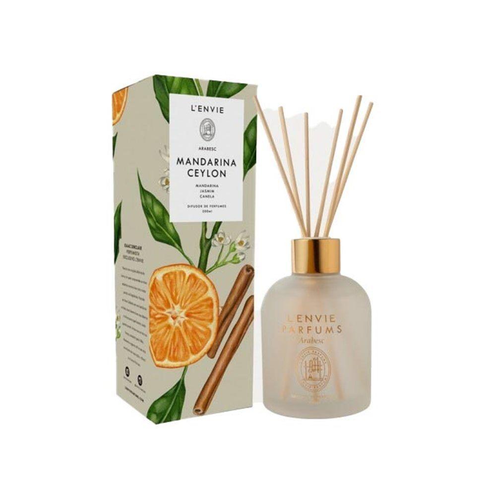 Difusor De Perfume Mandarina Ceylon Lenvie 200ml - 2