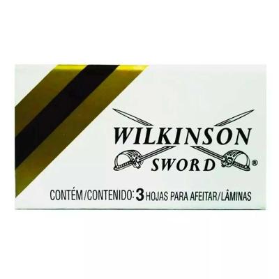 Lâmina De Barbear Aço Inox Wilkinson Sword 3 Unidades