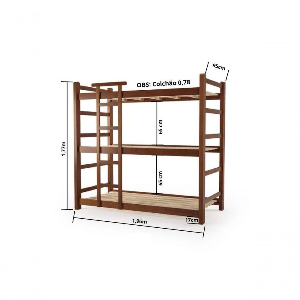 Treliche De Madeira Maciça 5 X 9 Cor Imbuia - M.b Móveis - 3