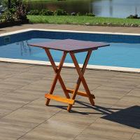 Mesa Dobrável 70 X 70 Mel - M.b Móveis - 4