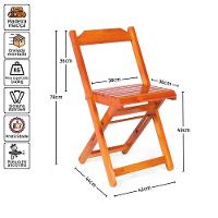 Jogos Conjuntos Mesa Bar Dobrável Madeira 70 X 70 Com 4 Cad. Mel - M.b Móveis - 3