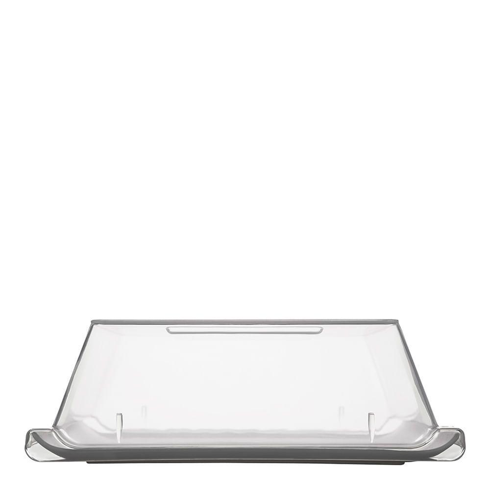 Bandeja Coffee Retangular Com Tampa 15x30 Branca Em Policarbonato Linha Profissional Cook Vem - 9