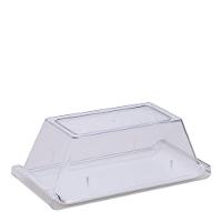 Bandeja Coffee Retangular Com Tampa 15x30 Branca Em Policarbonato Linha Profissional Cook Vem - 6