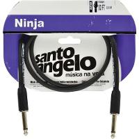 Cabo De Guitarra Ninja Cable 0,20 Mm Conector P10/p10 03ft - 1