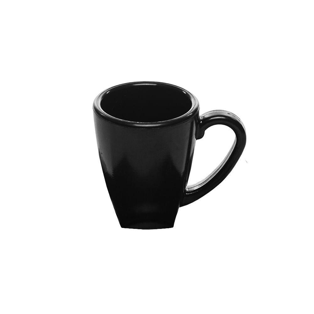 Xícara Elegance Para Café 80ml Preta Em Policarbonato Linha Profissional Cook Vem - 1