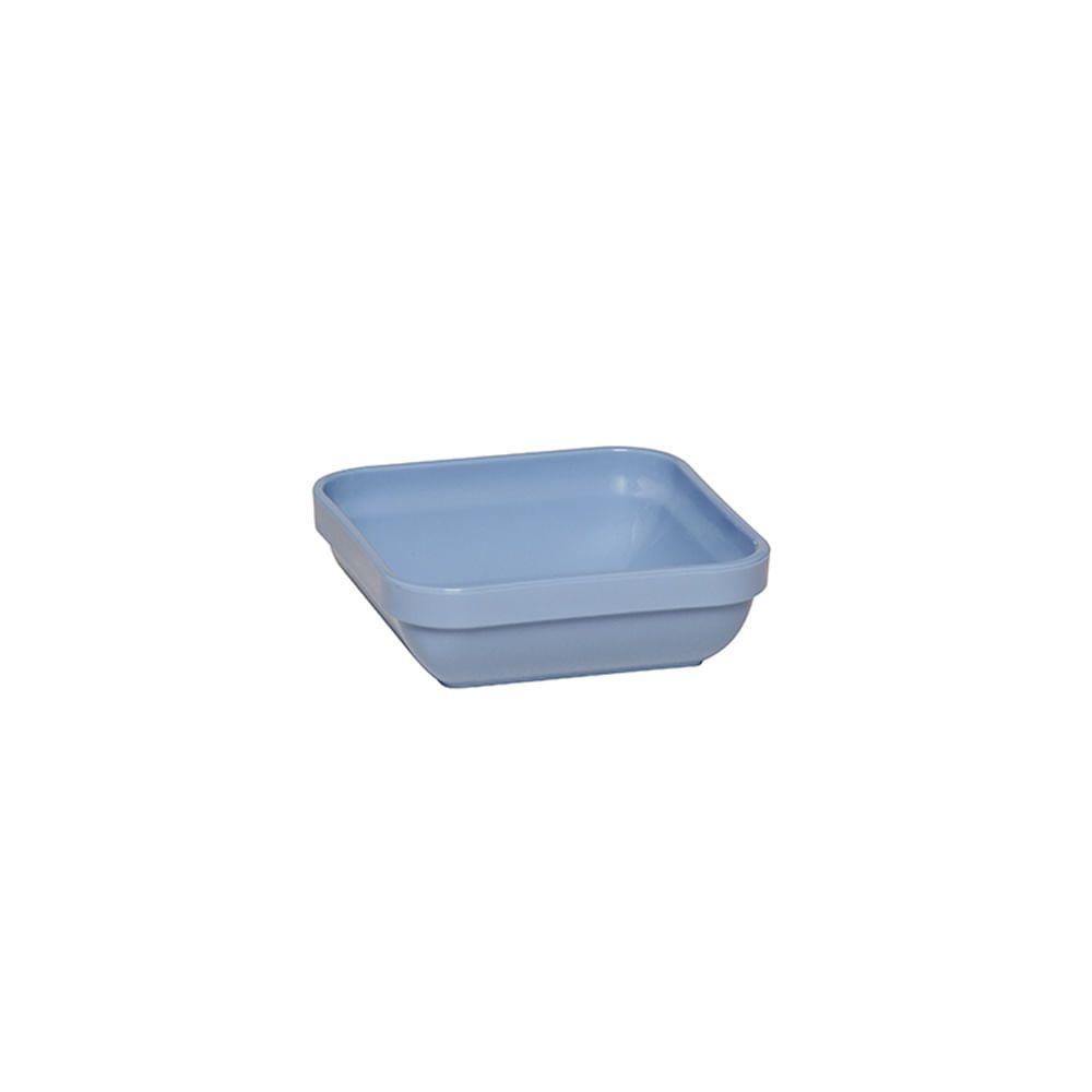 Travessa Cheff Quadrada 250ml Azul Em Polipropileno Linha Tendência Vem - 1