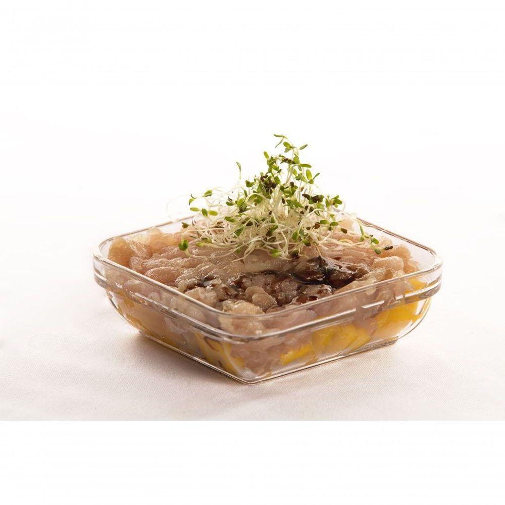 Travessa Cheff Quadrada 250ml Azul Em Polipropileno Linha Tendência Vem - 3