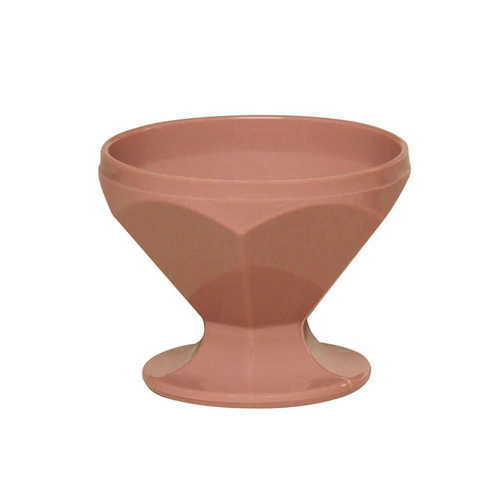 Taça Caribe De Sobremesa 150ml Rosé Em Polipropileno Linha Tendências Vem - 1