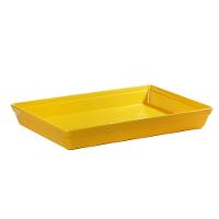 Travessa Stillo Rasa Retangular 4,5l Amarela Em Polipropileno Linha Tropical Vem - 1