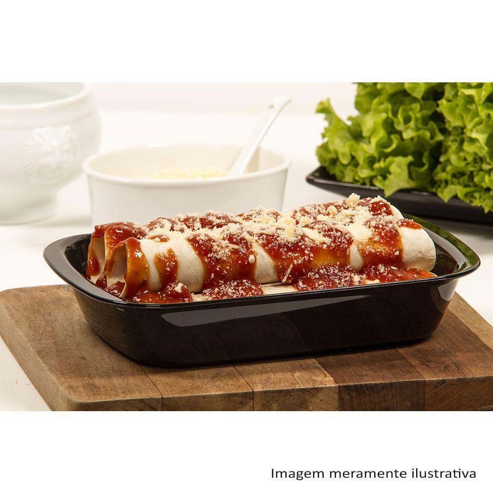 Travessa Servir Retangular 1,2l Vermelha Em Polipropileno Linha Tropical Vem - 2