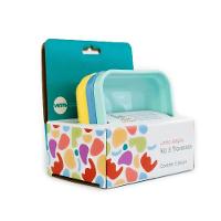 Kit Travessa Cheff Vem Verde-azul-amarelo 250ml Pp Linha Alegria - 1