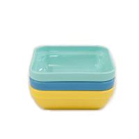 Kit Travessa Cheff Vem Verde-azul-amarelo 250ml Pp Linha Alegria - 2