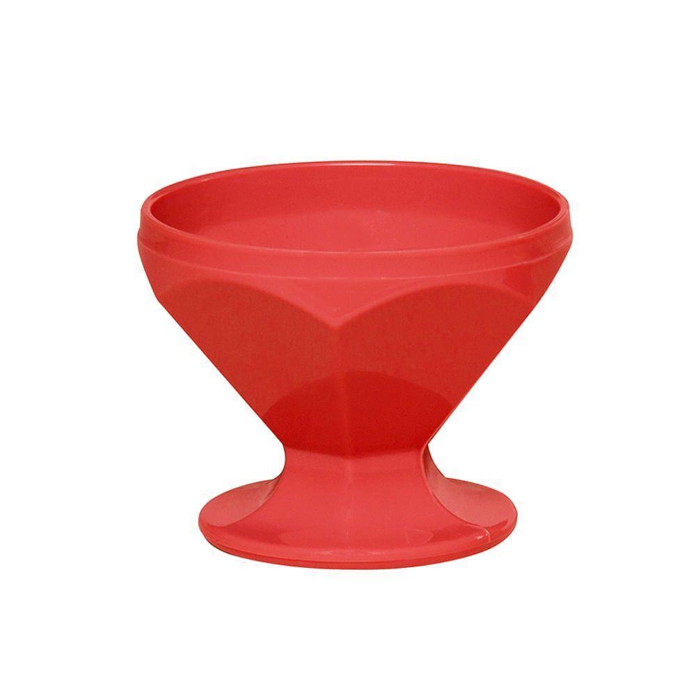 Taça Caribe Para Sobremesa 150ml Coral Em Polipropileno Linha Tendências Vem - 1