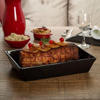 Travessa Stillo Retangular 2l Amarela Em Polipropileno Linha Tropical Vem - 2