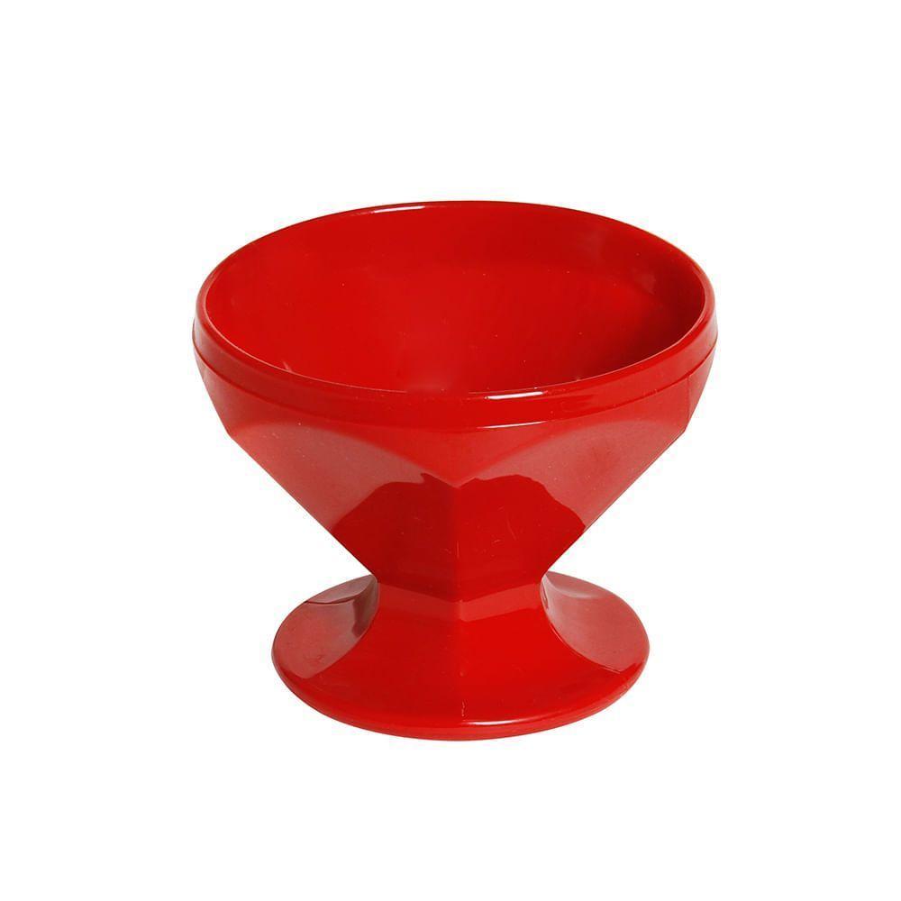 Taça Caribe De Sobremesa 150ml Vermelha Em Polipropileno Linha Tropical Vem - 1