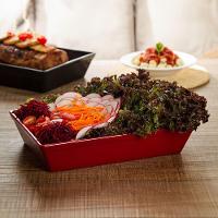 Travessa Stillo Retangular 2l Verde Em Polipropileno Linha Tropical Vem - 3