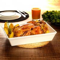 Travessa Stillo Retangular 2l Verde Em Polipropileno Linha Tropical Vem - 5