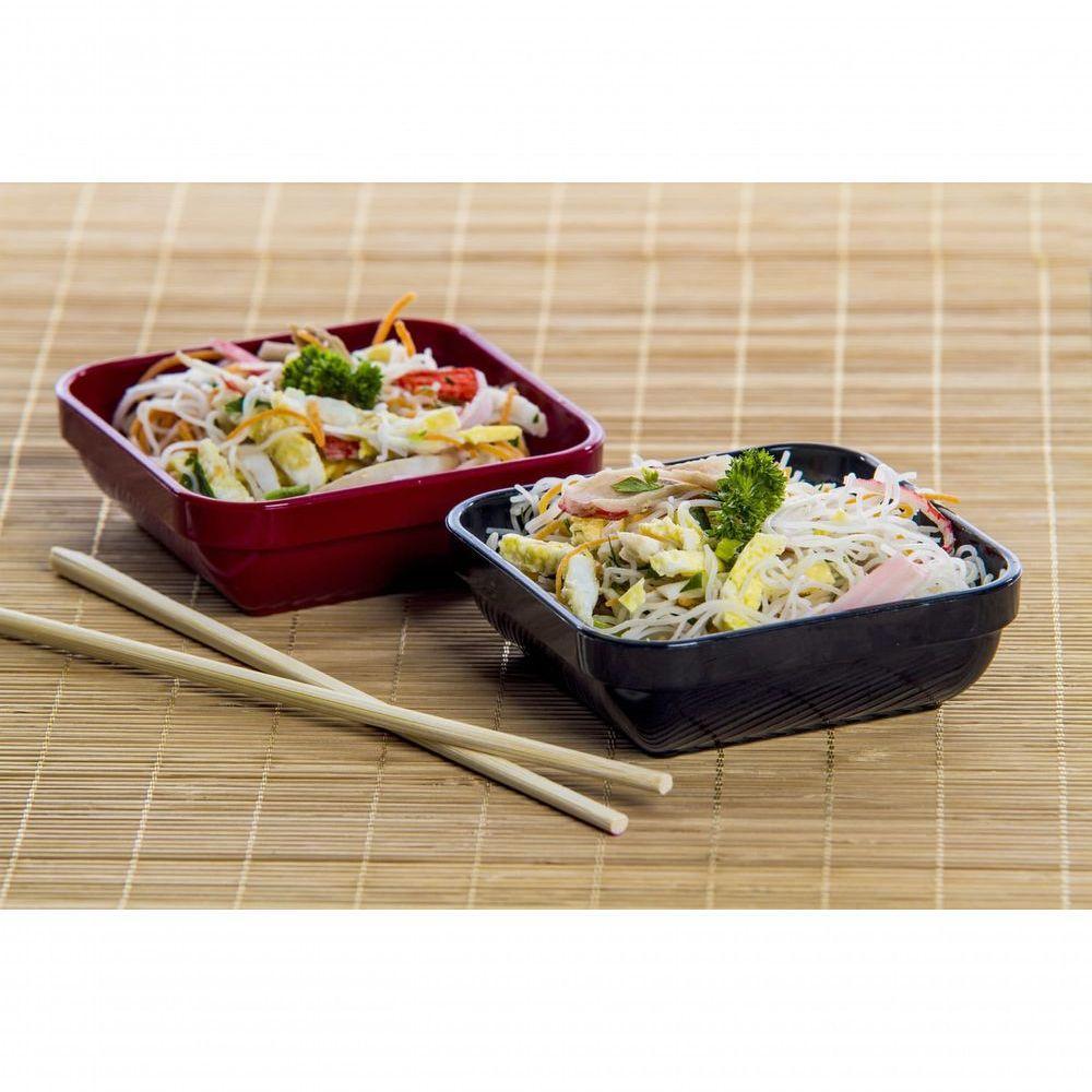 Travessa Cheff Quadrada 250ml Verde Em Polipropileno Linha Tendência Vem - 4