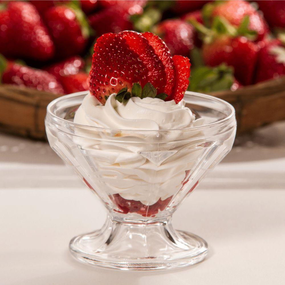 Taça Paris De Sobremesa 150ml Vermelha Em Policarbonato Linha Profissional Cook Vem - 4