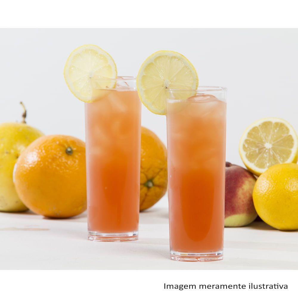 Copo Long Drink Slim 300ml Natural Em Policarbonato Linha Salut Vem - 6