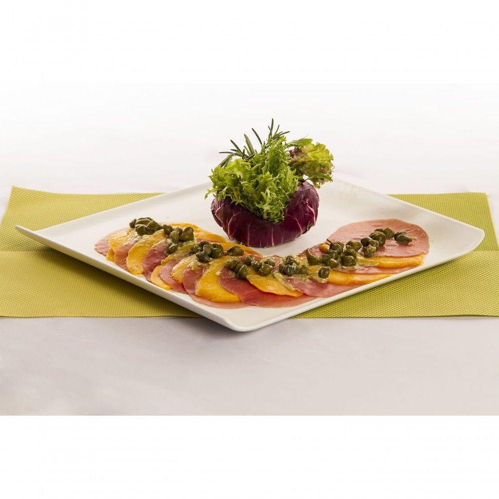 Bandeja Servir Quadrada 30x45 Preta Em Policarbonato Linha Profissional Cook Vem - 7