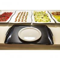 Bandeja Square Retangular 35x50 Branca Em Policarbonato Linha Profissional Cook Vem