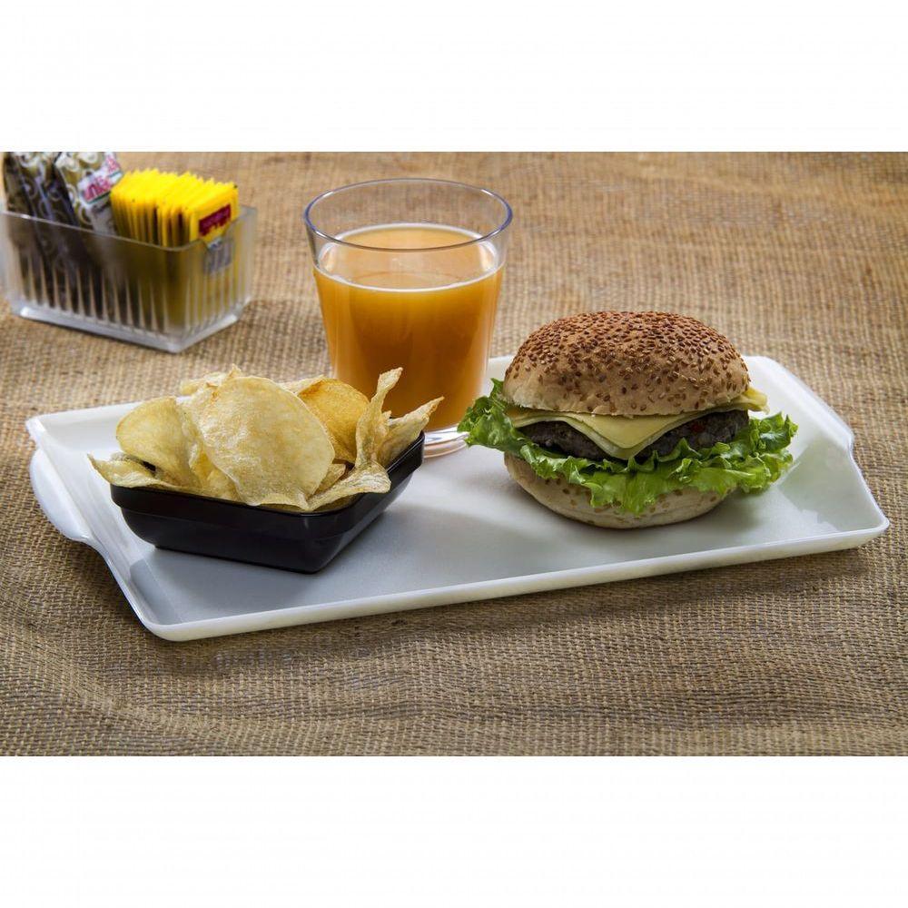 Bandeja Square Retangular 35x50 Vermelha Em Policarbonato Linha Profissional Cook Vem - 3