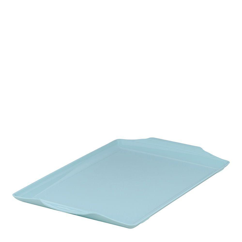 Bandeja Square Retangular 23x35 Verde Em Polipropileno Linha Tendência Vem - 1