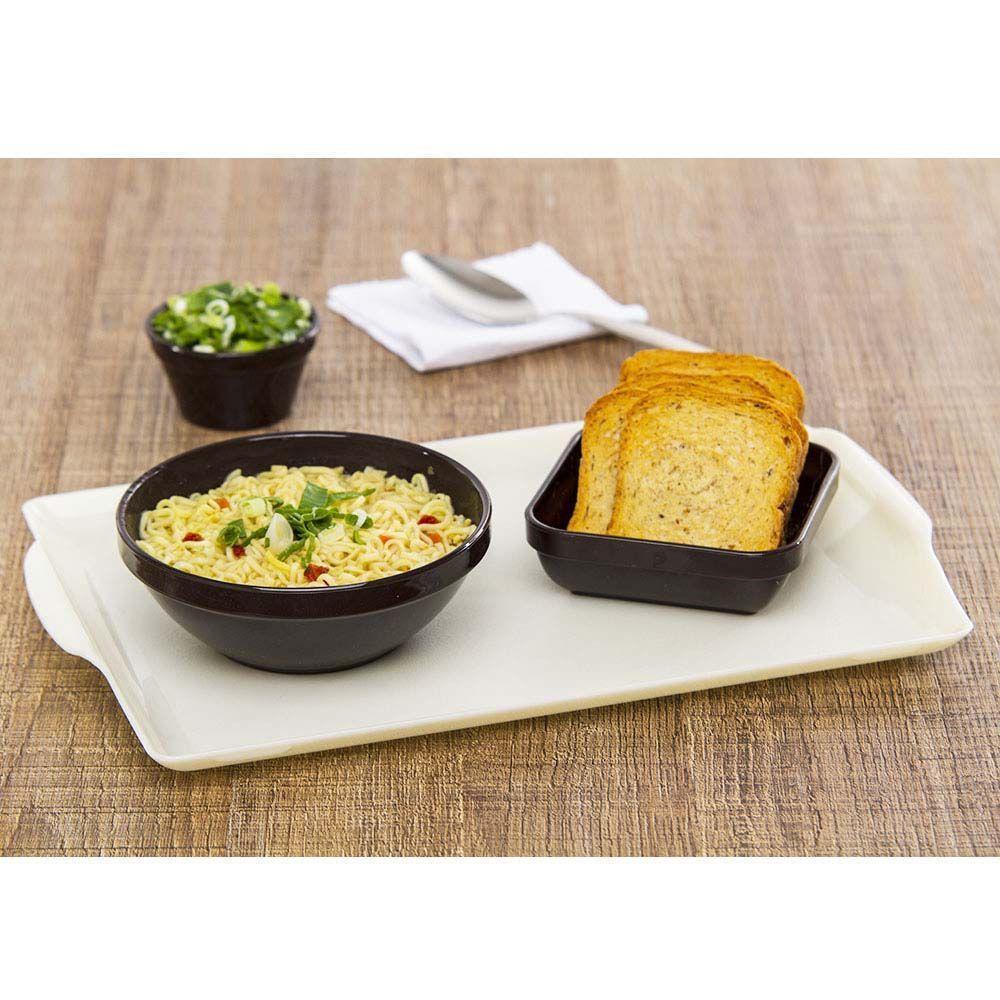 Bandeja Square Retangular 23x35 Verde Em Polipropileno Linha Tendência Vem - 3