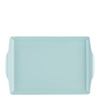 Bandeja Square Retangular 23x35 Verde Em Polipropileno Linha Tendência Vem