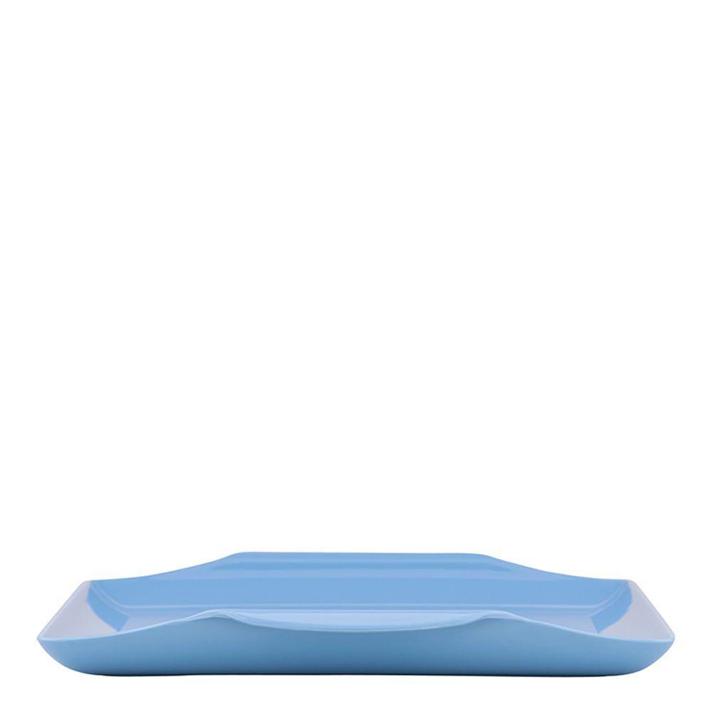 Bandeja Square Retangular 23x35 Azul Em Polipropileno Linha Tendência Vem - 5