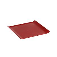 Bandeja Servir Quadrada 30x30 Vermelha Em Policarbonato Linha Profissional Cook Vem - 1