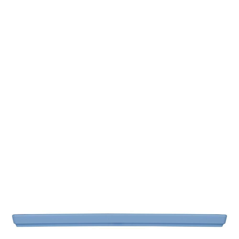 Prato Square Retangular 13,5x27 Azul Em Polipropileno Linha Tendência Vem - 7
