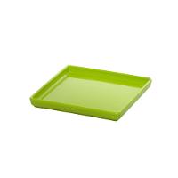 Prato Square Quadrado 13,5x13,5 Verde Em Polipropileno Linha Tropical Vem - 1