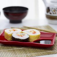 Prato Para Sushi Retangular 11,5x19,5 Vermelho Em Polipropileno Linha Tropical Vem - 2