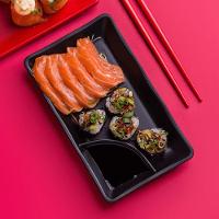 Prato Para Sushi Retangular 11,5x19,5 Vermelho Em Polipropileno Linha Tropical Vem - 3