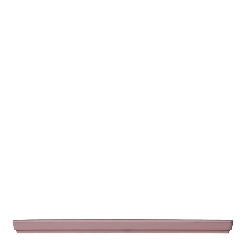 Prato Square Quadrado 27x27 Rosé Em Polipropileno Linha Tendência Vem - 7