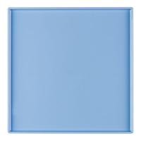 Prato Square Quadrado 27x27 Azul Em Polipropileno Linha Tendência Vem - 6