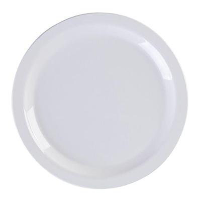 Prato Elegance Raso Redondo 19cm Branco Em Policarbonato Linha Profissional Cook Vem