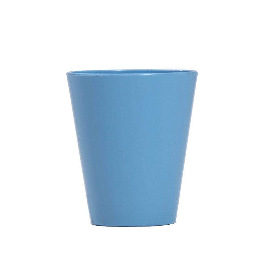 Copo Fresc Redondo 350ml Azul Em Polipropileno Linha Tendência Vem - 7