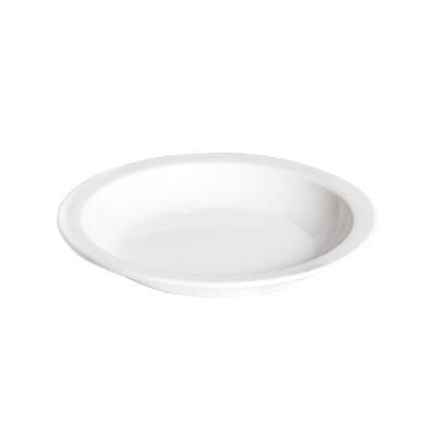 Prato Elegance Fundo Redondo 22cm Branco Em Polipropileno Linha Tropical Vem
