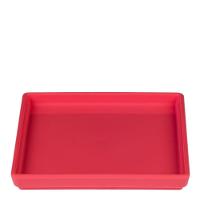 Prato Square Quadrado 13,5x13,5 Coral Em Polipropileno Linha Tendência Vem - 1