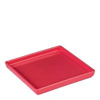 Prato Square Quadrado 13,5x13,5 Coral Em Polipropileno Linha Tendência Vem - 7