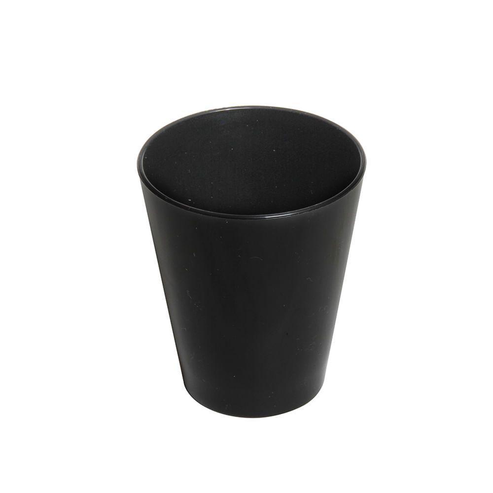 Copo Fresc Redondo 350ml Preto Em Polipropileno Linha Tropical Vem - 1