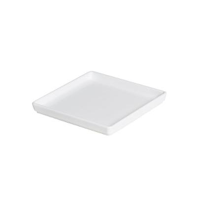 Prato Square Quadrado 13,5x13,5 Branco Em Polipropileno Linha Tropical Vem