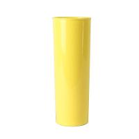 Copo Long Drink Slim 300ml Amarelo Claro Em Polipropileno Linha Tendência Vem - 3