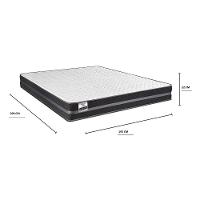 Colchão King Bogotá 193x203cm Molas Ultralastic Softgel Inducol Cr446e Branco/grafite Branco/grafite - 2