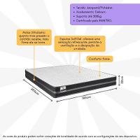 Colchão King Bogotá 193x203cm Molas Ultralastic Softgel Inducol Cr446e Branco/grafite Branco/grafite - 3