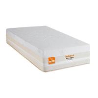Colchão Solteirão New London 96x203cm Molas Ensacadas Inducol Cr444b Branco/bege Branco/bege - 1