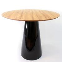 Mesa de Jantar Cone 90 cm Nogueira Preto - 1